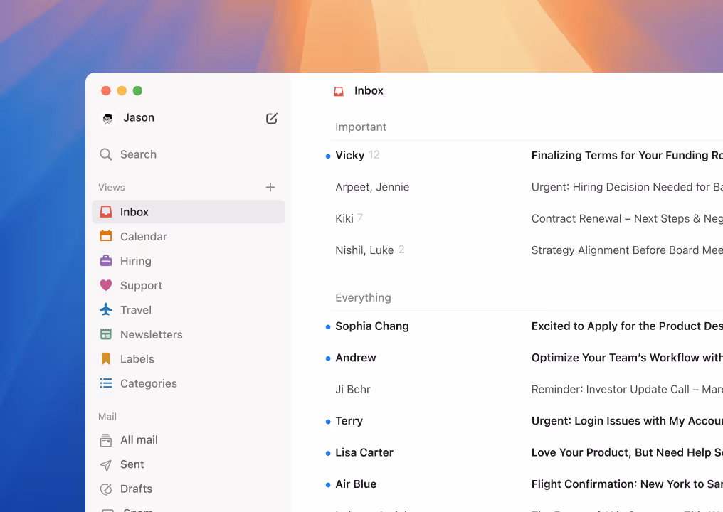 mail macOS